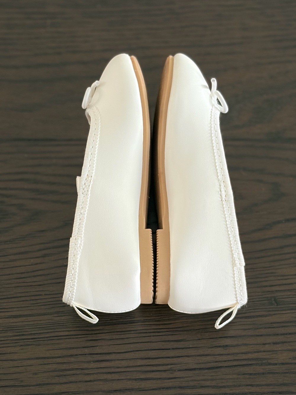Cat & Jack Nora 2.0 Classic Ballet Flats in White (6T) - Picture 7 of 9